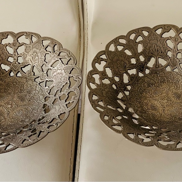 Other - 2 silver color metal bowls
